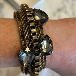 J. Crew golf cuff with stones